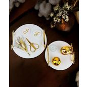 Commitment Gold Polyester Nişan Tepsisi gold