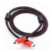 Concord 1.5 mt Siyah Kırmızı Ses ve Görüntü Aktarım HDMI Kablo