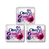 Confy Lady 10 Adet 3 Paket Normal Maxi Hijyenik Ped