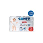 Confy Premium No:5 Junior 240 Adet Külot Bebek Bezi