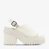 Converse Chuck 70 De Luxe Heel Unisex Krem Platform Sandalet