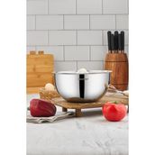 Cooker 24 cm 3.5 L Paslanmaz Çelik Karıştırma Kabı – Dayanıklı, Şık ve Çok Amaçlı Kullanım - Gümüş
