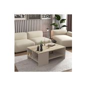 Cool Home Liri Orta Sehpa Traverten (mermer desen) - Kumsal (sis gri)