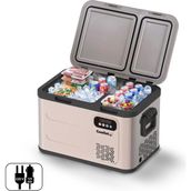 Coolist CLK40D 12/24V/220VOLT 39 Litre Çift Bölmeli Outdoor Kompresörlü Bluetooth Bağlantılı Oto Buzdolabı - 39 lt - Çok Renkli