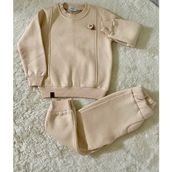 Cooll Bebek Kiz Cocuk Alt Üst Takım - 002-Krem - 3 - 4 Yaş