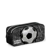 Coral High 12086 Kids Futbol Desenli İki Bölmeli Kalem Çantası