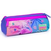 Coral High 22005 Üç Bölmeli Flamingo Desenli Kalem Kutusu