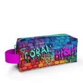 Coral High 22069 Kids Pembe Lacivert Grafiti Yazılı Kalem Çantası