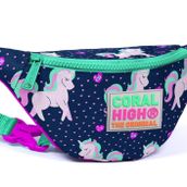 Coral High 22567 Kids Lacivert Unicorn Bel Çantası