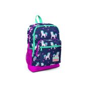 Coral High 23467 Kids Lacivert Unicorn Desenli Dört Bölmeli Okul Sırt Çantası