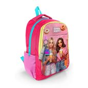 Coral High 23669 Kids Pembe Neon Mercan Fashion Girl Desenli 3 Bölmeli Okul Sırt Çantası