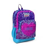 Coral High 23740 Mavi Mor Pembe Kalp Desenli Sırt Çantası