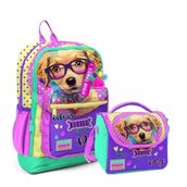 Coral High 23752 Köpek Desenli Okul Çantası + Beslenme Çantası