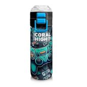 Coral High 500 ml 31861 Kids Nefti Gamer Desenli Pipetli Çelik Termos