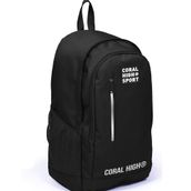 Coral High Çocuk Genç Sport Siyah Okul ve Günlük Sırt Çantası