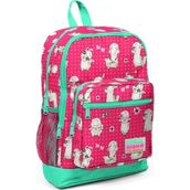 Coral High Kids Neon Mercan Alpaka Desenli Dört Bölmeli 23466 Okul Sırt Çantası