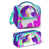 Coral High Pembe Mor Unicorn Beslenme Çantası
