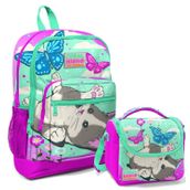Coral High Pembe Sevimli Kedi Ve Kelebek İlkokul Çantası ve Beslenme Seti