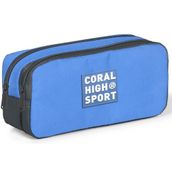 Coral High Sport İki Gözlü Mavi Siyah Kalem Çantası