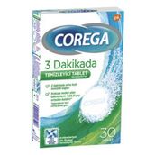 Corega 30'lu 5 Adet Diş Protezi Temizleyici Tablet Ultra Hızlı Temizlik Özelliği ile