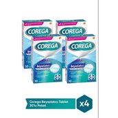 Corega Diş Protezi Beyazlatıcı Temizleyici 4'Ü 1 Arada 30 Tablet 4 Adet