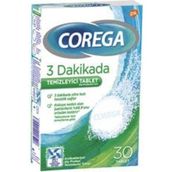 Corega Diş Protezi Temizleyici Tablet 30'lu Beyazlatıcı Özellikli Pratik Kullanım