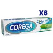 Corega Super Dis Protezi Yapistirici Krem Naneli 40 Gr 6 Adet