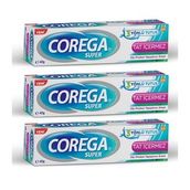 Corega Tat İçermez 3x40 gr Diş Protezi Yapıştırıcı Krem