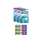 Corega X3 3 Dakikada Diş Protezi Temizleyici 30 Tablet + X3 Max Kontrol + Tutuş Protez Yapıştırıcı 40 gr