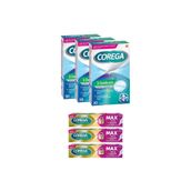 Corega X3 3 Dakikada Diş Protezi Temizleyici 30 Tablet + X3 Max Tutuş + Konfor Protez Yapıştırıcı 40 gr