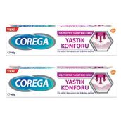 Corega Yastık Konforu 2x40 gr Diş Protezi Yapıştırıcı Krem