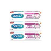 Corega Yastık Konforu 3x40 gr Diş Protezi Yapıştırıcı Krem