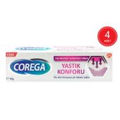 Corega Yastık Konforu 4x40 gr Diş Protezi Yapıştırıcı Krem
