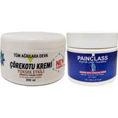 Çörek Otu Kremi Xl Box Büyük Boy White Box 200 ml + 150 ml Painclass Kuyruk Yağı Kremi / Diz Dirsek Iskelet Sırt Bel Kas Agrilarina Masaj Seti - 1er