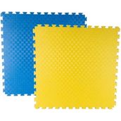Corneja Tatami Minderi Çift Renk - Mavi - Sarı - 5 Adet