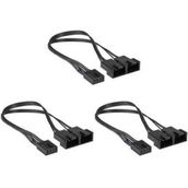 Corsair CX-9070003-WW Splitter Cables Three Pack Hydro X Series Two-Way PWM Fan