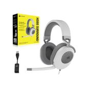 Corsair HS65 Beyaz 7.1 Surround Kablolu Kulak Üstü Oyuncu Kulaklığı