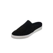 Costo Shoes Kaan-07 Siyah Süet Dana Derisi Sandalet Terlik Erkek Yazlık Ayakkabı