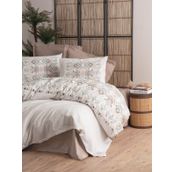 Cotton Box Asilo Kahve Candy Çift Kişilik 200x220 cm Nevresim Takımı