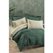 Cotton Box Brode Saten Andy Yeşil Çift Kişilik Nevresim Takımı