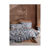 Cotton Box Ranforce Modeline Lenora Kahve 200x220 cm Çift Kişilik Nevresim Takımı