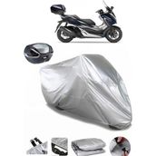 Coverplus Honda NSS250 Forza 250 Gri Arka Çanta Uyumlu Su Geçirmez Motosiklet Brandası