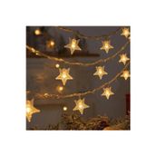 Coverzone 10 Metre Led Işık Yıldız Zinciri Fişli Dekoratif Aydınlatma Ev Oda Balkon Yılbaşı Süsleme Işıkları