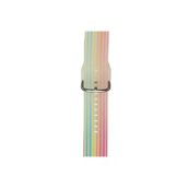 CoverZone Galaxy Watch 3 45 mm Uyumlu Renkli Desenli Erstwhile White Kayış Kordon