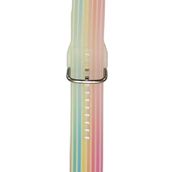 CoverZone Haylou Solar LS05 22 mm Renkli Desenli Erstwhile Rainbow White Kayış Kordon