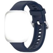 CoverZone Huawei Watch Fit 3 Uyumlu Spor Renkli Lagniappe Silikon Lacivert Kayış Kordon