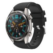 CoverZone Huawei Watch GT3 Pro Uyumlu 46 mm Classic Frontier Kayış Siyah Kordon