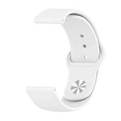 CoverZone Samsung Galaxy Watch 46 mm Uyumlu Kayış Termoplastik New Cord Beyaz Kordon
