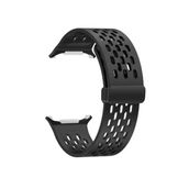 CoverZone Samsung Galaxy Watch Ultra Uyumlu Toka Single Şık Tasarım Siyah Kayış Kordon