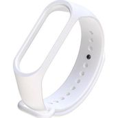 CoverZone Xiaomi Mi Band 5 Uyumlu Termoplastik Beyaz Kayış Kordon
